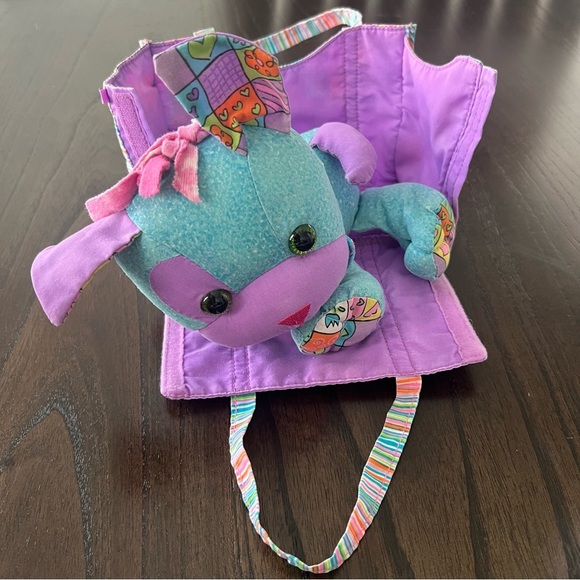 DOODLE BEAR PETS Puppy Dog & Carrier Purse Bag Vintage Circa 2006 - Picture 14 of 14